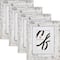 4 Pack American Barn Alabaster White Picture Frame with Mat by Craig Frames